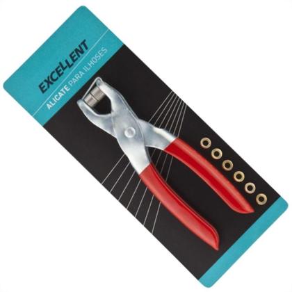 Imagem de Alicate Para Ilhoses Com 100 Pecas Excellent 6Nt