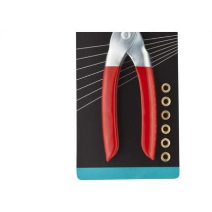 Imagem de Alicate Para Ilhoses Com 100 Pecas Excellent 6Nt