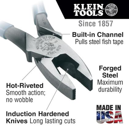 Imagem de Alicate para puxar arame Klein Tools J2000-9NETP de 9 polegadas