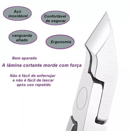 Imagem de Alicate para Unha e Cutícula  Alta Precisão Profissional
