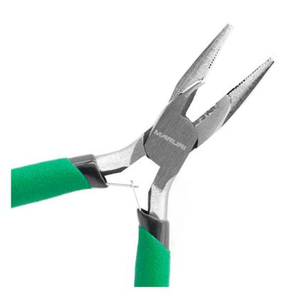 Imagem de Alicate Pesca Maruri WT01PB01 Bico Curto 4,5" em Aço Inox com Cabo Emborrachado