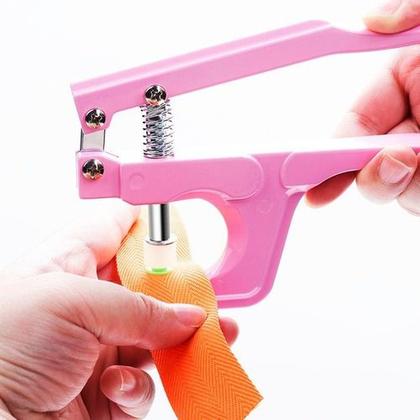 Imagem de Alicate Pressão 3em1 Prega Botão Plástico Tictac Metal Ilhós