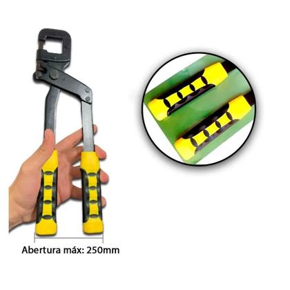 Imagem de Alicate puncionador drywall profissional prendedor perfil 12 polegadas 300mm gesseiro reforçado