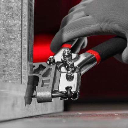 Imagem de Alicate puncionador para drywall, corpo aco, funcionamento manual, 1pc // mtx