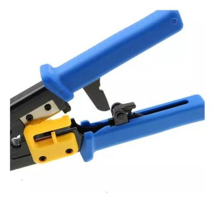 Imagem de Alicate Rede Crimpagem Cabo Conector Rj45 Passagem Ez Crimp