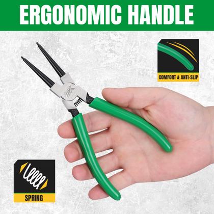 Imagem de Alicate Snap Ring SK, anel interno de 7 polegadas com mandíbula reta