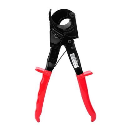 Imagem de Alicate Tesoura Catraca Regulável Ajustável  32mm A 240mm Corta Cabos Fios Até 240mm