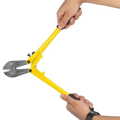 Imagem de Alicate Tesoura Corta Vergalhão Cabos Arame Profissional 14 Polegadas