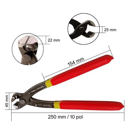 Imagem de Alicate Torquês Armador 10 Polegadas (250mm) Turquesa