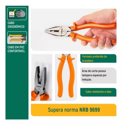 Imagem de Alicate Universal Isolado 8 1000v ST700022L Sata