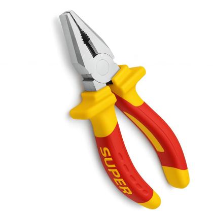 Imagem de Alicate Universal para Eletricista Mecânico 8” Ômega