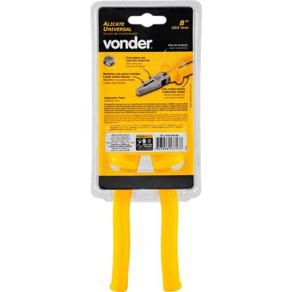 Imagem de Alicate Universal Profissional 8 Polegadas Eletricista 1000v Vonder