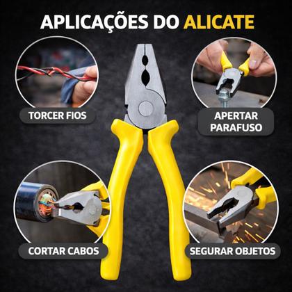 Imagem de Alicate Universal Profissional 8 Polegadas Eletricista