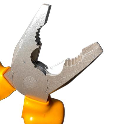 Imagem de Alicate Universal Profissional Cabo Emborrachado Cabeça 8 Polegadas Resistente Durável