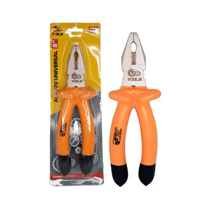 Imagem de Alicate Universal Profissional Cabo Emborrachado Cabeça 8 Polegadas Resistente Durável