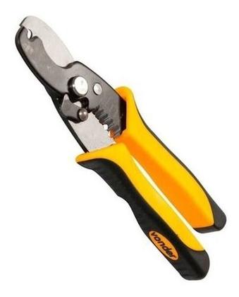 Imagem de Alicate Vonder Desencapar Fio Cortar Cabo Eletrico Até 16mm