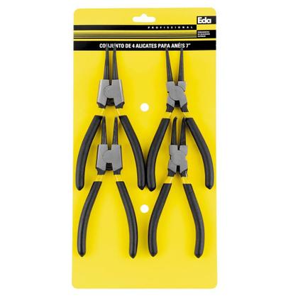 Imagem de Alicates Anéis Externos/Internos 7 Pol. Eda Aço Carbono PVC