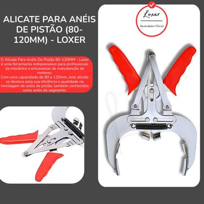 Imagem de Alicates Expansores P/ Anéis De Pistão De 40mm A 120mm Loxer