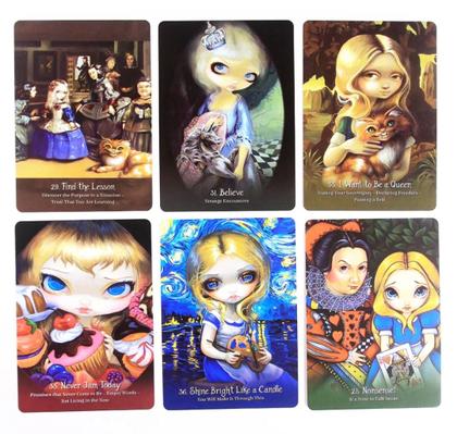 Imagem de Alice The Wonderland Oracle Deck Oráculo Alice No País Das Maravilhas Baralho de Cartas de Tarô