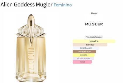 Alien Goddess Edp 90Ml Mugler Perfume Refilável Feminino - Perfume