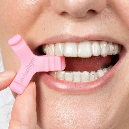 Imagem de Aligner Chewies INVISALIGN Munchies EPS (pacote com 2) rosa