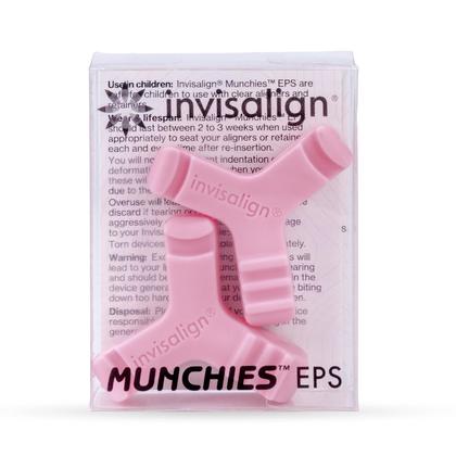 Imagem de Aligner Chewies INVISALIGN Munchies EPS (pacote com 2) rosa