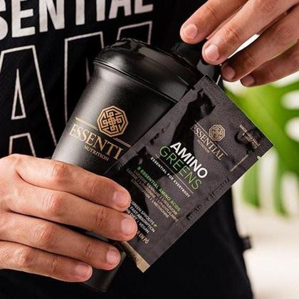Imagem de Alimentar em Pó Essential Nutrition Amino Greens para Recuperação Muscular Sachê 8G
