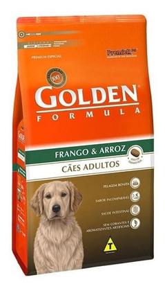 Imagem de Alimento Golden Premium Especial Formula Para Cão Adulto Todos Os Tamanhos Sabor Frango E Arroz Em Sacola De 3kg