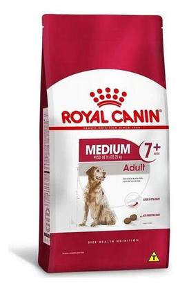 Imagem de Alimento Royal Canin Size Health Nutrition Medium Adult 7+ Para Cão Senior De Raça Média Sabor Mix Em Sacola De 15kg