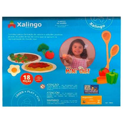 Imagem de Alimentos de Brinquedo Mini Chef com 18 pçs Almoço da Mamãe