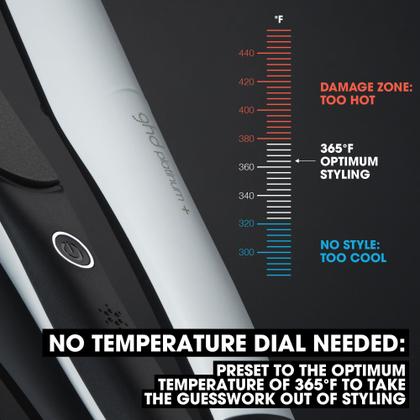 Alisador de cabelo Flat Iron ghd Platinum+ Styler White - Chapinha