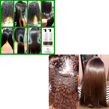 Imagem de Alisamento Borabella Não Chore Mais 2X1L +Bio Elixir 12 Oils