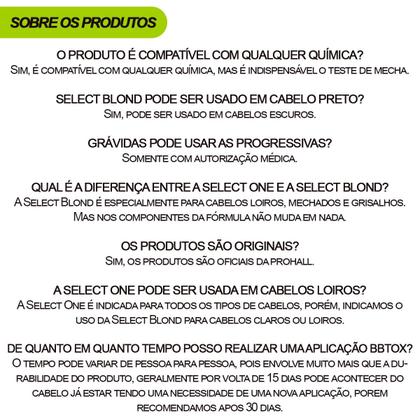 Imagem de Alisamento Capilar Select One 1L Prohall Cosmetic