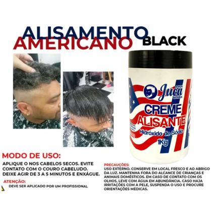 Imagem de Alisante Americano Black 1kg + Shampoo Neutralizante 100ml