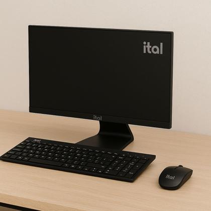 Imagem de All In One computador I7 Intel Core 16GB Ssd 512gb Tela Full HD 21.5 pol kit pc completo wifi windows11 bluetooth Aio Teclado mouse sem fio office