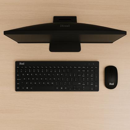 Imagem de All In One computador I7 Intel Core 16GB Ssd 512gb Tela Full HD 21.5 pol kit pc completo wifi windows11 bluetooth Aio Teclado mouse sem fio office