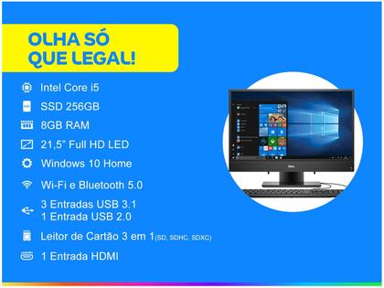 All in One Dell Inspiron 3280-AS20P Intel Core i5 - 8GB 256GB SSD