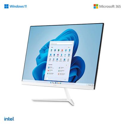 Imagem de All in One Ultra Windows 11 Home, Intel Celeron 4GB 120GB SSD, Tela 23,8FHD 1TB na Nuvem Branco - UB830