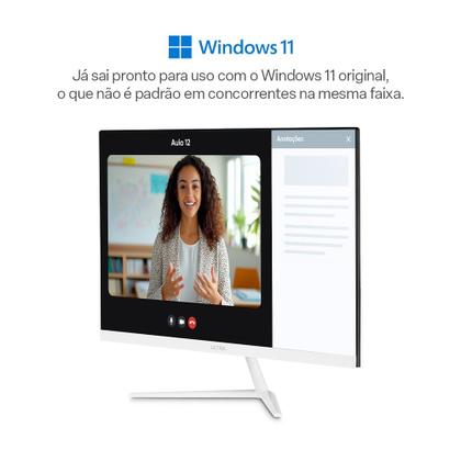 Imagem de All in One, Windows 11 Home, Intel Celeron 4GB 120GB SSD, Tela 23,8 FHD Ultra