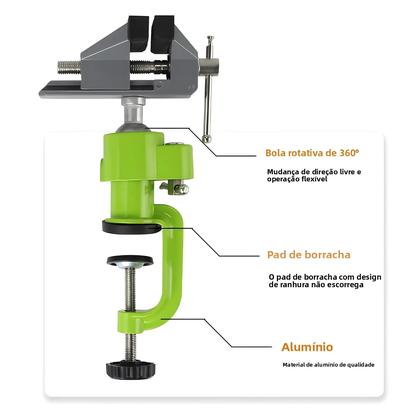 Imagem de Allsome Torno de mesa universal de 3" com rotação 360 graus Trabalho universal BG-6267A