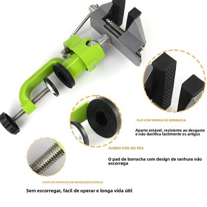 Imagem de Allsome Torno de mesa universal de 3" com rotação 360 graus Trabalho universal BG-6267A