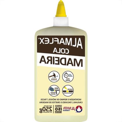 Imagem de Almata Cola P/Madeira Almaflex 250Gr