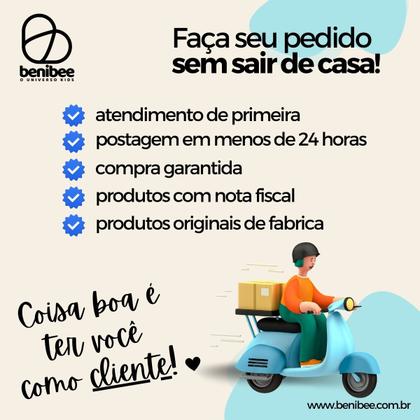 Imagem de Almofada Acolchoada Soft Melange Grafite Carrinho Bebê Kiddo