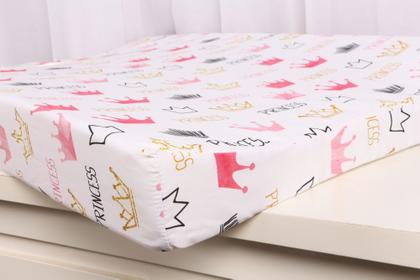 Imagem de Almofada Amamentação + Ninho Redutor Berço Menina + Trocador Cômoda