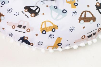 Imagem de Almofada Amamentar Com Ninho Redutor Berço e Trocador Menino Cômoda