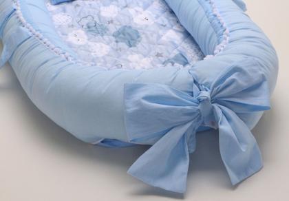 Imagem de Almofada Amamentar Com Ninho Redutor Berço e Trocador Menino Cômoda