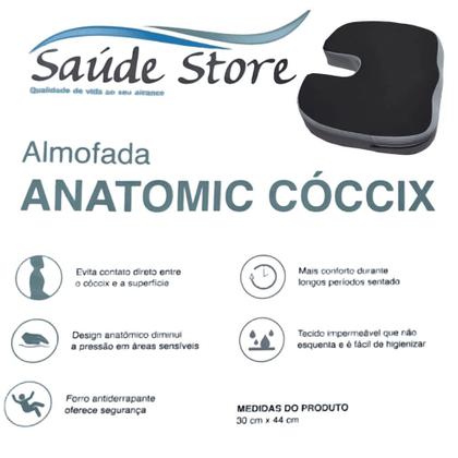 Imagem de Almofada Anatômica Viscoelástico Cóccix Saúde Store Theva