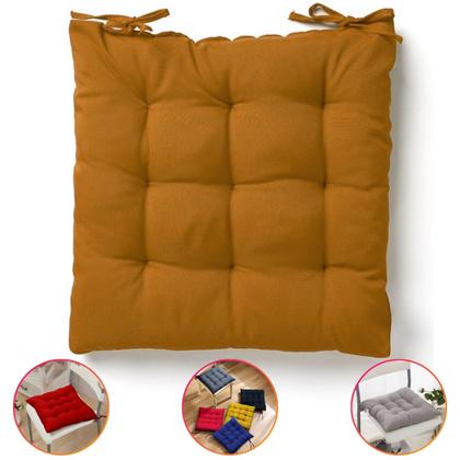 Imagem de Almofada Assento Cadeira Futton Futon 40x40cm Cores Diversas 100% Poliéster