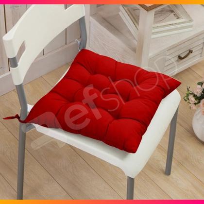 Imagem de Almofada Assento Cadeira Futton Futon 40x40cm Cores Diversas 100% Poliéster