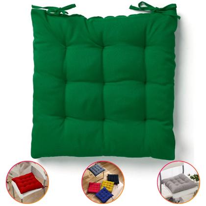 Imagem de Almofada Assento Cadeira Futton Futon 40x40cm Cores Diversas 100% Poliéster